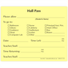 Hall Pass Pad - Yellow (032)