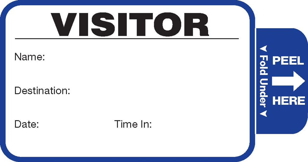 Visitor Pass Registry Book - Self-Expiring (242E-806)