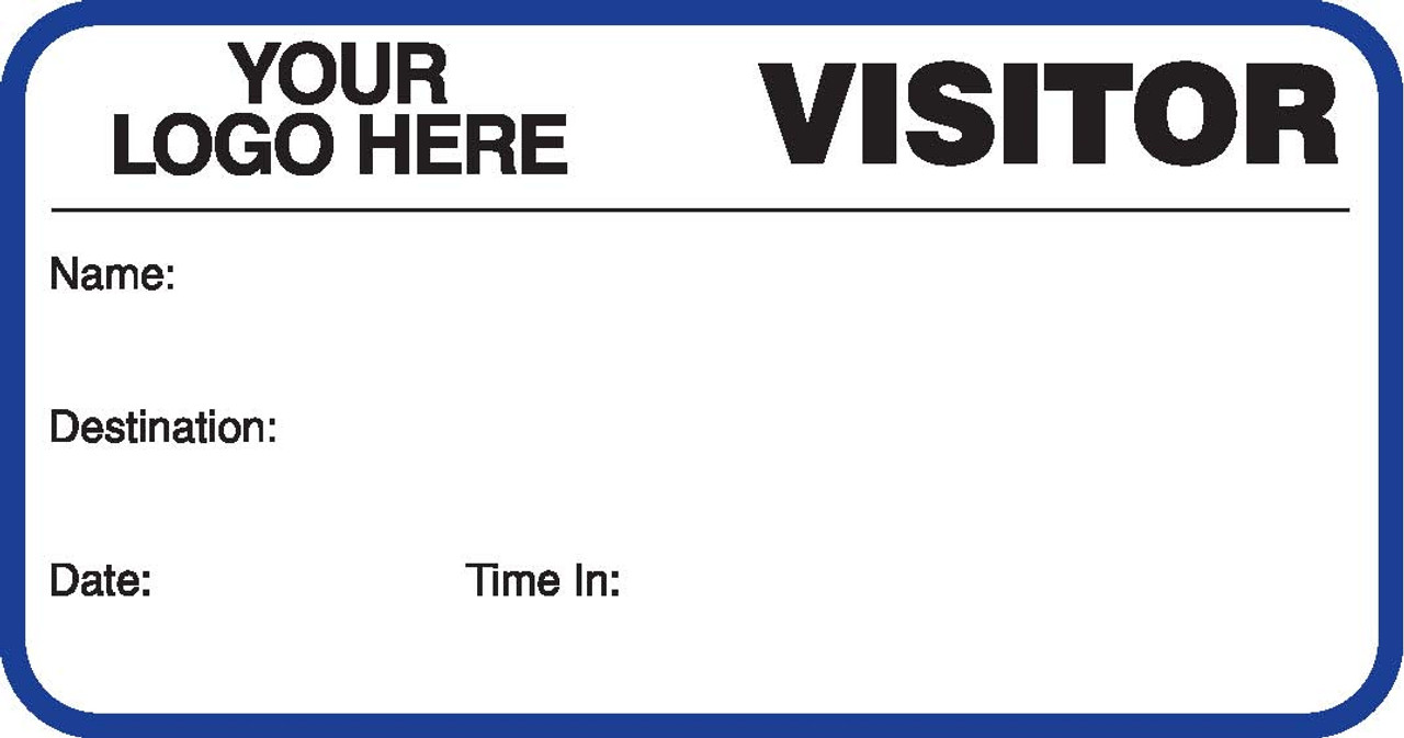 Visitor Pass Registry Book - Customized (242B-750)
