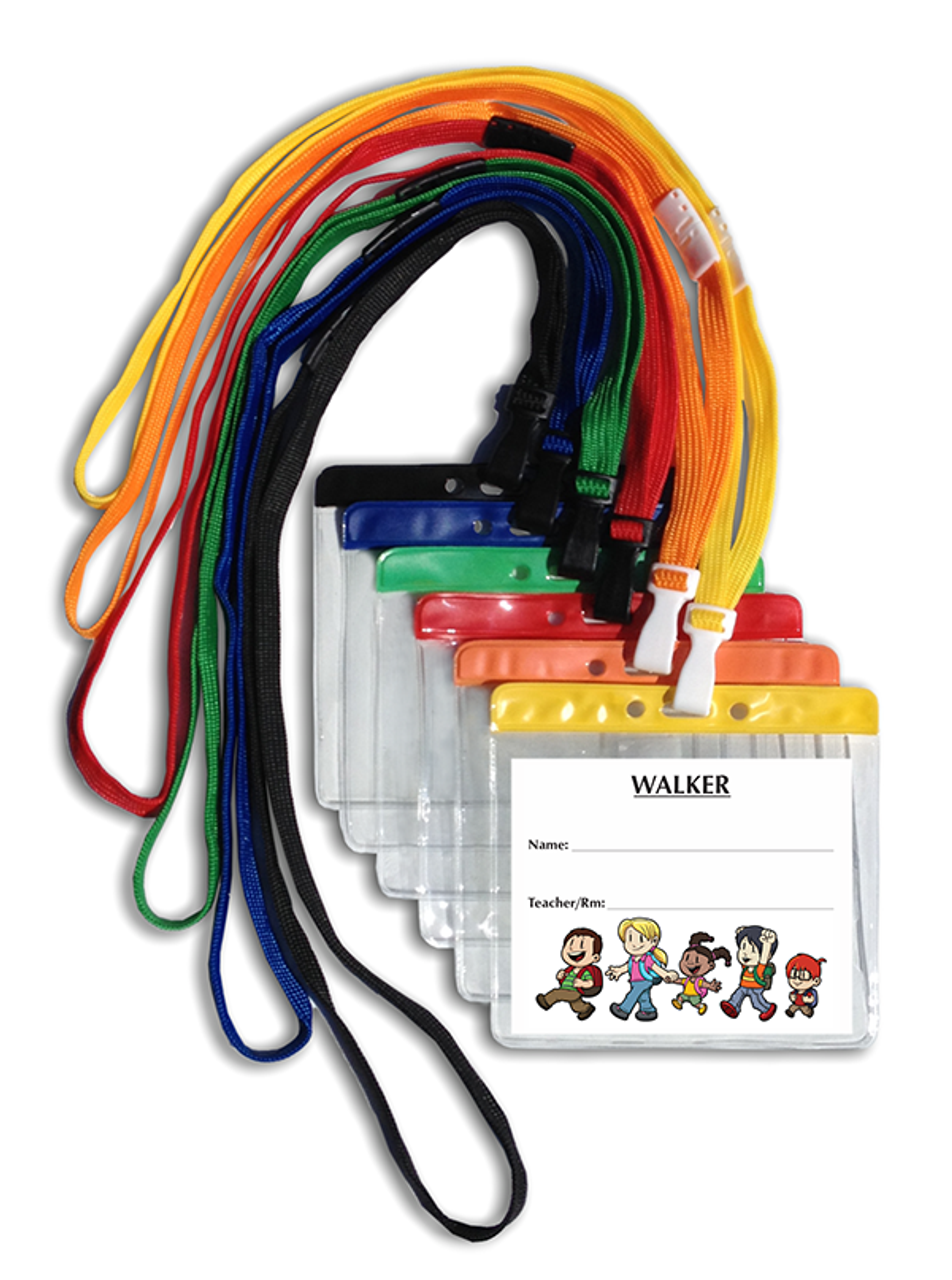 366 Standard Walker Tag ID with Pouch and Breakaway Lanyard