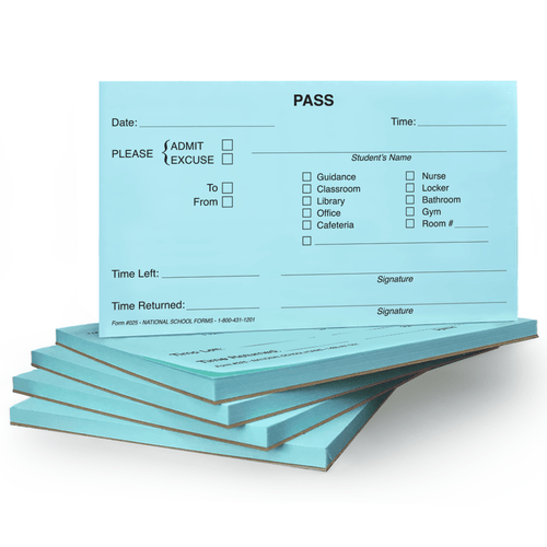 Pass Pad - 50 Sheets per pad (#025)