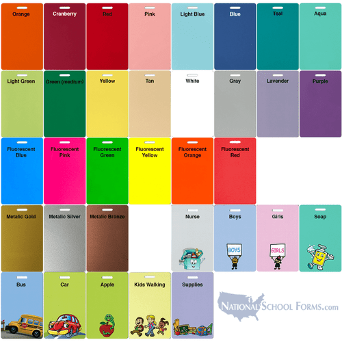 34 Different PVC Colors and Designs to choose from!