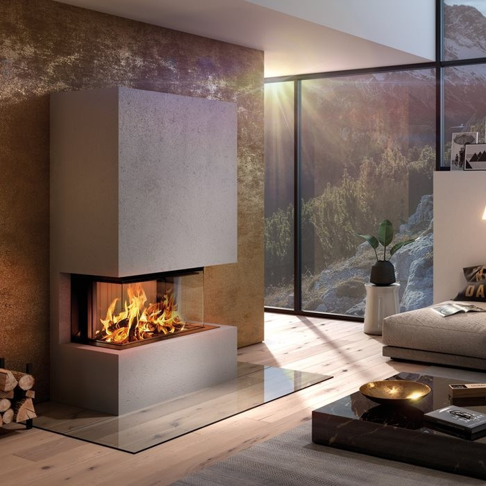Spartherm Premium Triple 80x41x50 Wood Burning 8kW Insert Stove