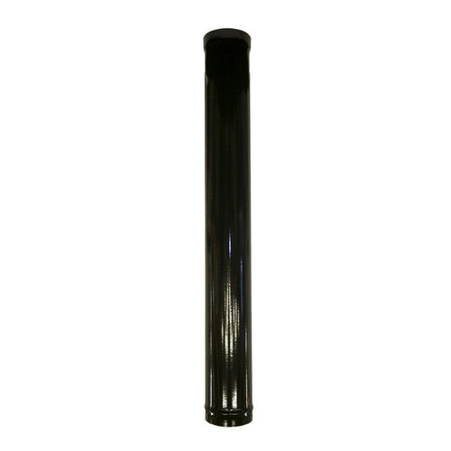 Gloss Black Vitreous Enamel 200mm Diameter 1200mm Pipe