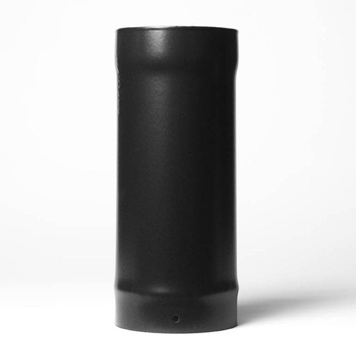 Matt Black Vitreous Enamel 125mm Diameter 600mm Pipe