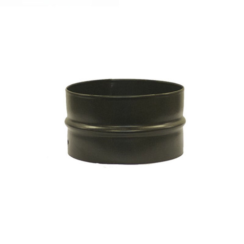 Matt Black Vitreous Enamel 200mm Diameter Double Spigot