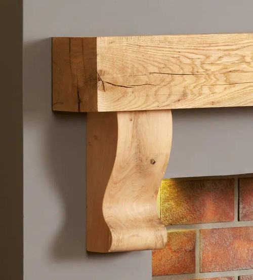 Solid Oak Traditional Corbel