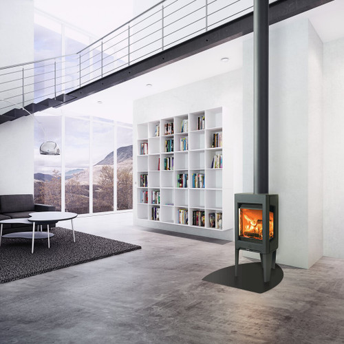 Jotul F163 with glass sides Modern 5kW Wood Burning Stove