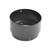 Matt Black Vitreous Enamel 125mm Diameter Economy Adaptor To Flexible Liner