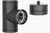 C&J Insta-Pro Twin Wall 5" 90° Tee with Cap