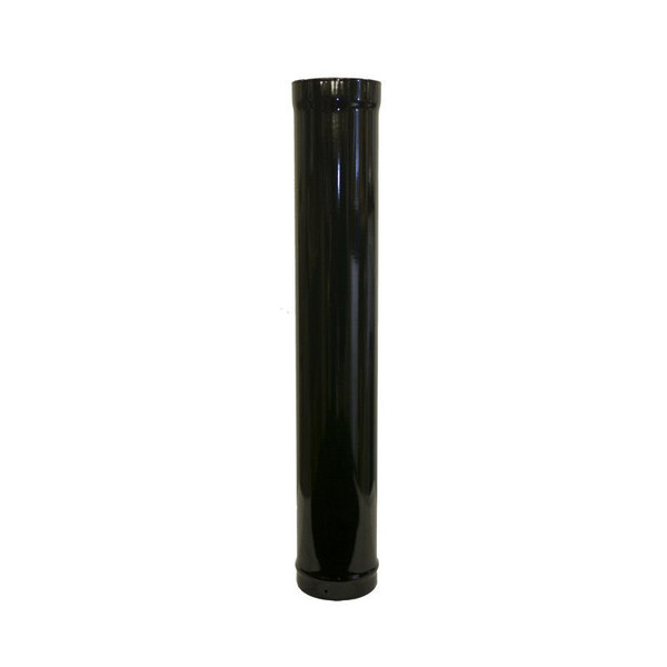 Gloss Black Vitreous Enamel 175mm Diameter 900mm Pipe