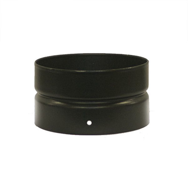 Matt Black Vitreous Enamel 150mm Diameter Double Socket