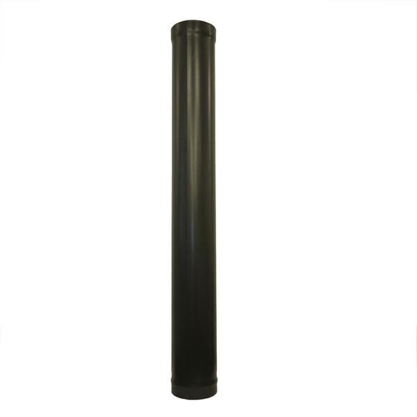 Matt Black Vitreous Enamel 150mm Diameter 1200mm Pipe