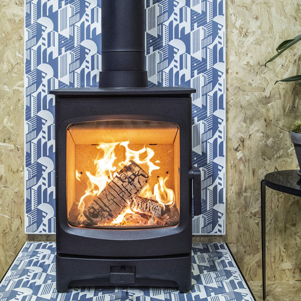 Charnwood Aire 5 Low  BLU Woodburning 5kW Stove Black Only