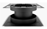C&J Insta-Pro Twin Wall 5" Adjustable Firestop with Ceiling Plate