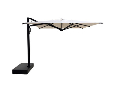 costco.com patio umbrella Sunvilla 10' Round Solar LED Market Umbrella