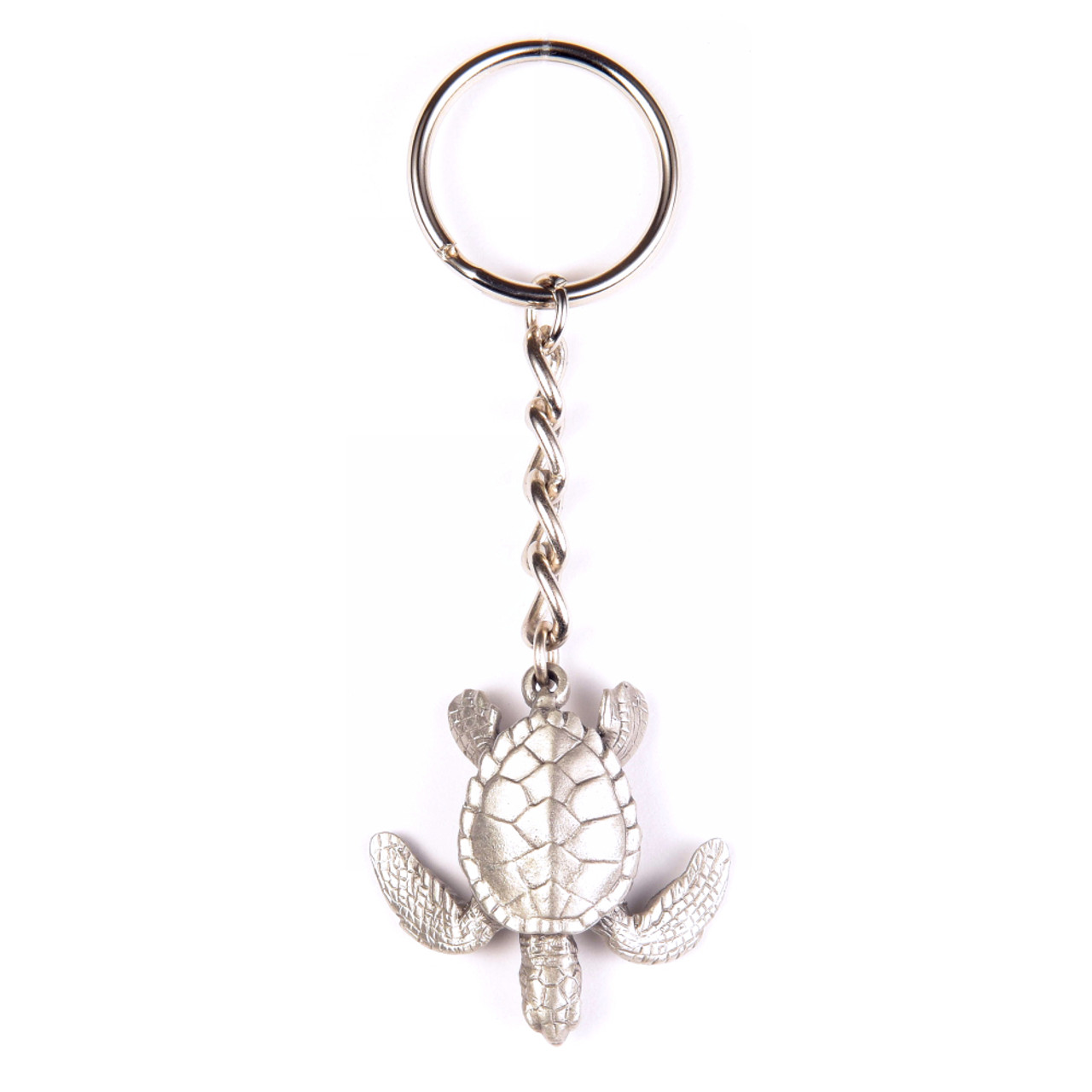 Turtle Keychain for Men and Women- Sea Turtle Key Fob, Gift for