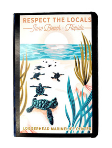 Respect The Locals Hatchlings on Beach Journal