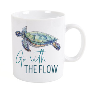Go With The Flow Sea Turtle Mug