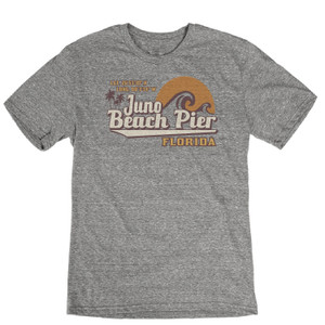Palms Triblend Juno Beach Pier T-Shirt