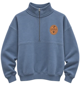 Clear Call Cool River Blue 3/4-Zip Pullover 