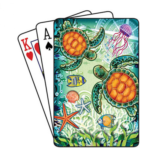 Sea Turtles Marine Life Playing Cards