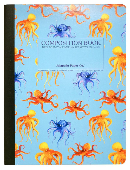 Octopus Composition Book