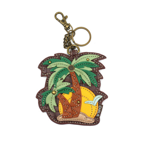 Palm Tree Key Fob and Coin Purse
