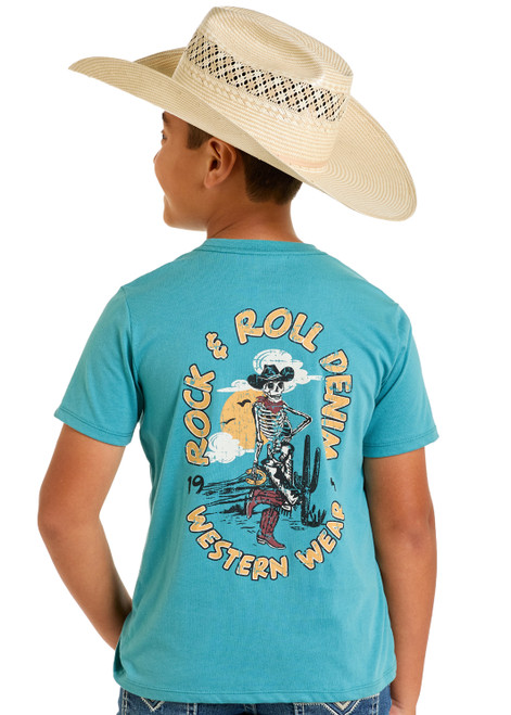 Boy's Rock & Roll Skelton Tshirt Boy's Rock & Roll Skelton Tshirt