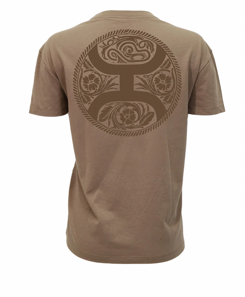 Girl's Hooey Concho Brown Logo Tshirt Girl's Hooey Concho Brown Logo Tshirt