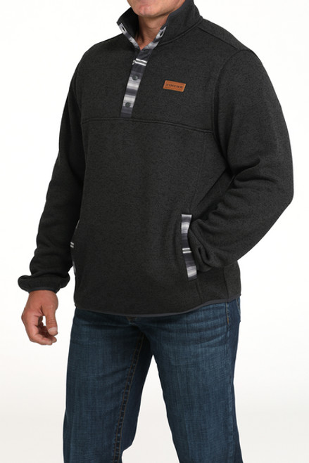 Men's Cinch Charcoal w/ Serape Detail Pullover Men's Cinch Charcoal w/ Serape Detail Pullover