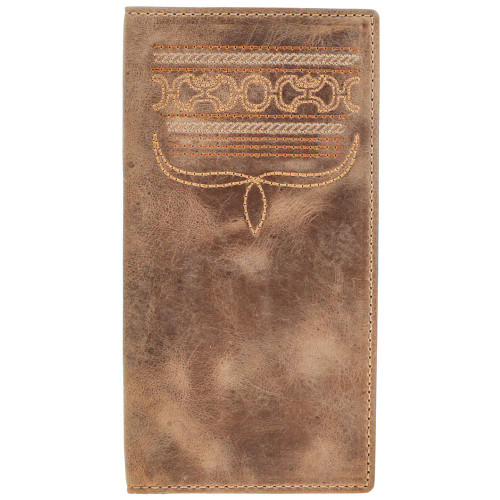 Hooey Dalton Smooth Brown Rodeo Wallet