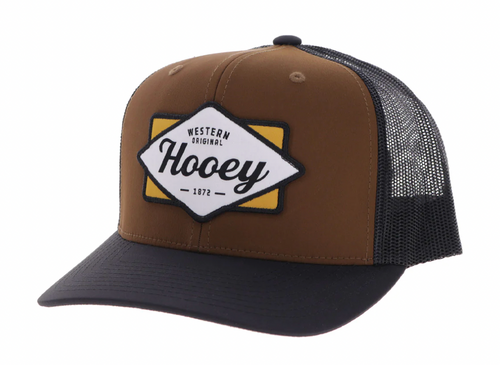 Hooey Diamond Brown/Black w/ Yellow Patch