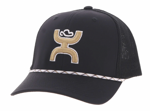 Hooey Sterling Black w/ Tan & White Logo