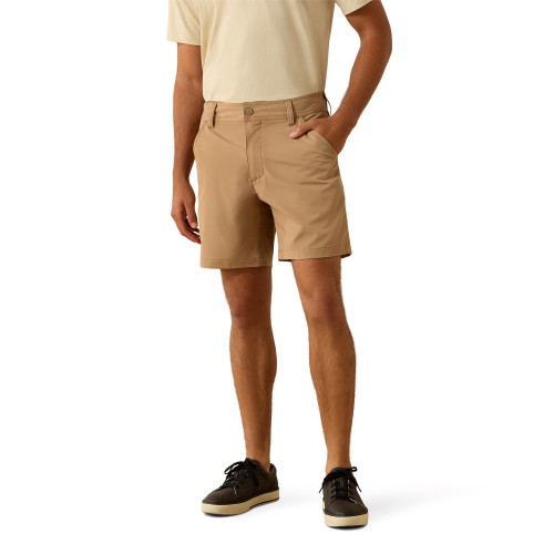 Men's Ariat TEK 7" Silver Mink Shorts