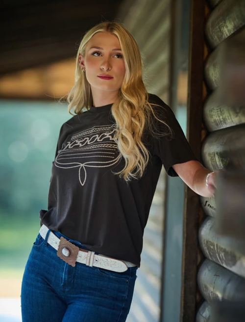 Women's Hooey Leona Cream Stitch Tshirt