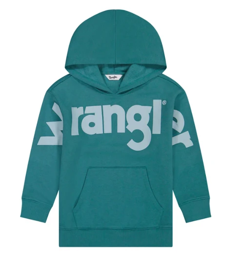 Women's Wrangler Turq. Logo Hoodie