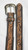Hooey Midnight Tapered Filigree Embossed w/ Double Welt Edge Belt