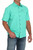 Men's Cinch Solid Green ArenaFlex Shortsleeve Button
