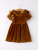 Girl's Brown Velvet Dress Girl's Brown Velvet Dress