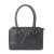 Myra Midnight Grace Onyx Black Hand-Tooled Leather Purse