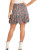 Women's Rock & Roll Navy Floral Print Godet Skirt