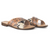 Myra Chappy Criss-cross Hairon & Tooled Leather Slide