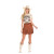 Women's Rock & Roll Microsuede Fringe Skirt