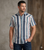 Men's Hooey Red & Blue Stripe Sol Shortsleeve Snap