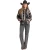 Women's Rock & Roll Black/White Paisley Sherpa