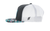 Hooey Doc Charcoal/White Teal Patch Hat