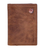 Hooey Classic Smooth Brown Trifold Wallet