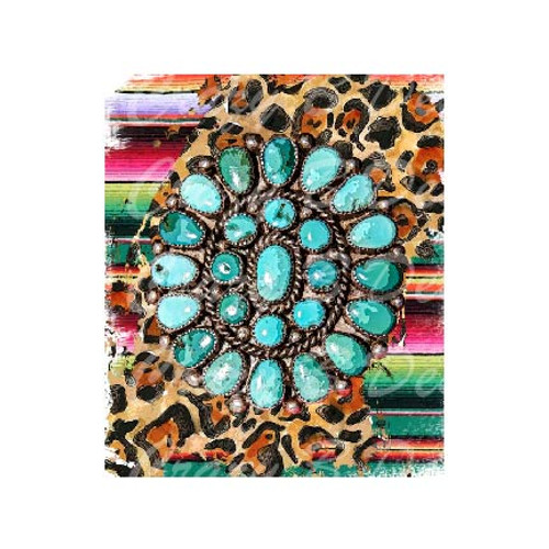 Leopard Gemstone Transfer