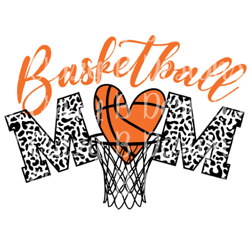 Basketball Mom Hoop 1 Transfer